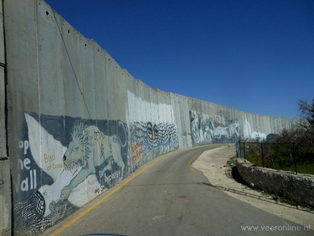 De muur tussen Israël en Palestina
