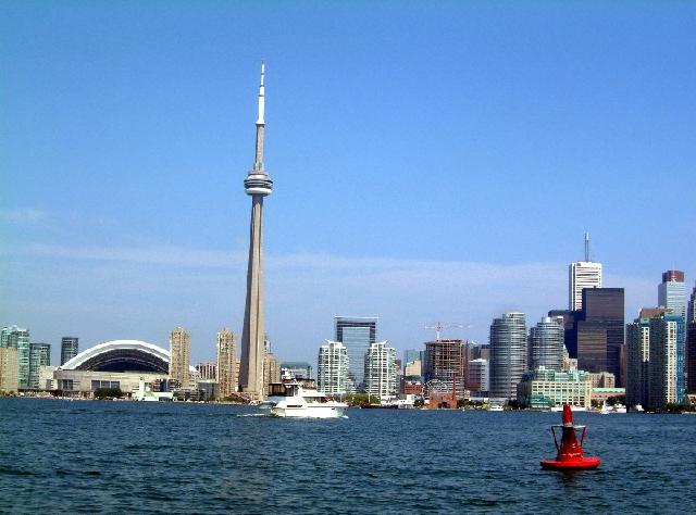 De skyline van Toronto